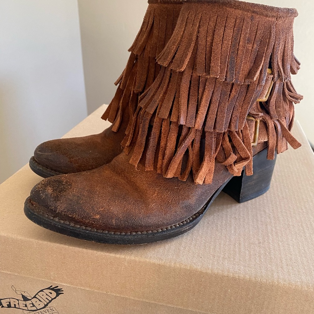 Freebird BELLE boots - Fringe distressed - Size 6 - Picture 4 of 7